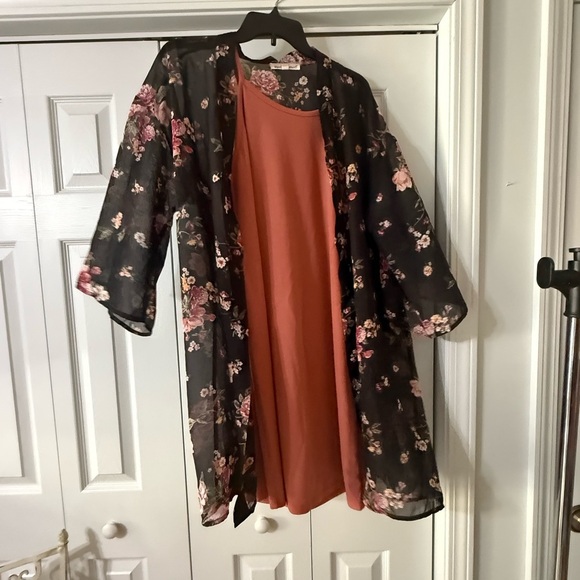 Wallflower Dresses & Skirts - Wallflower Floral Kimono and Dress Set